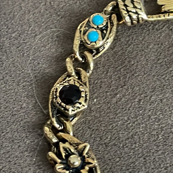 Vintage 1960 Goldette Bracelet 7.2” - Picture 4 of 8